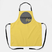 BERUFLICHES GESCHÄFTSBRANDLOGO - GELBE SCHÜRZE (Vorderseite)