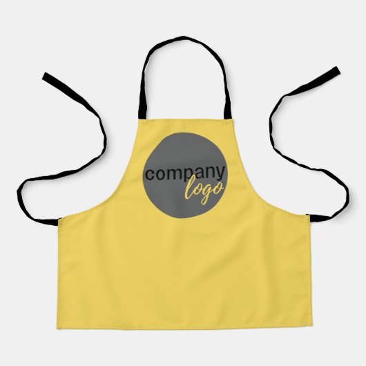 BERUFLICHES GESCHÄFTSBRANDLOGO-JELLOW-VORLAGE SCHÜRZE (Vorderseite)