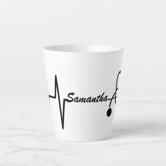 Berufliches Geschenk Latte Tasse (Vorderseite)