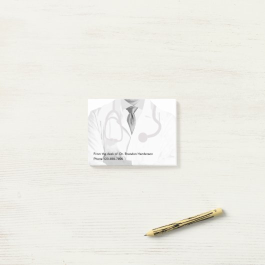 Berufliches Gesundheitsamt Post-it Klebezettel (Auf Schreibtisch)