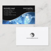 Berufliches Globe-Netzwerk für Unternehmer C Visitenkarte (Vorne/Hinten)