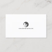 Berufliches Globe-Netzwerk für Unternehmer C Visitenkarte (Rückseite)