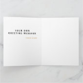 Berufliches Gold Lion Logo Karte (Innenseite)