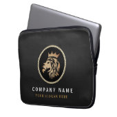 Berufliches Gold Lion Logo Laptopschutzhülle (Vorderseite Links)