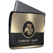 Berufliches Gold Lion Logo Laptopschutzhülle (Vorne Rechts)