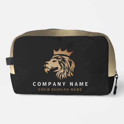Berufliches Gold Lion Logo Waschbeutel (Vorderseite)