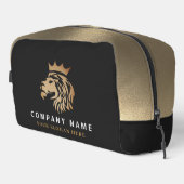 Berufliches Gold Lion Logo Waschbeutel (Rechte Ecke)