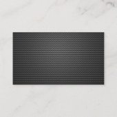 Berufliches Gold Logo Dunkler Metalldieb Visitenkarte (Rückseite)