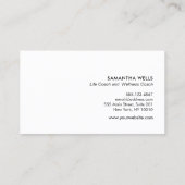 Berufliches Gold Tree Logo Visitenkarte (Rückseite)