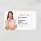 berufliches Goldmedaille Anwesen Immobilior Foto Visitenkarte (Rückseite)