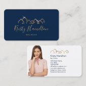 berufliches Goldmedaille Anwesen Immobilior Foto Visitenkarte (Vorne/Hinten)