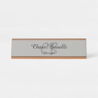Berufliches Grau Monogramm