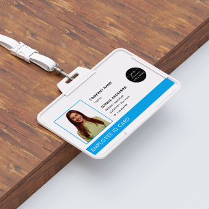 Berufliches Green Company Logo Mitarbeiter-Foto-ID Ausweis