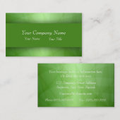 Berufliches Grün Visitenkarte (Vorne/Hinten)