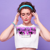 Berufliches Haar Makeup Schönheitssalon Hot Pink Visitenkarte