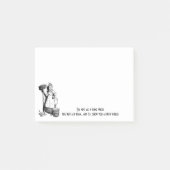 "Berufliches Haus Behalte" Post-it Klebezettel (Vorderseite)