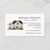 Berufliches Haus Caregiver Services Geschäftswagen Visitenkarte (Vorderseite)