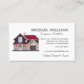 Berufliches Haus Caregiver Services Geschäftswagen Visitenkarte (Vorderseite)