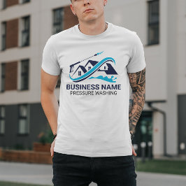 Berufliches Haus Reinigung Power Wash Navy Blue T-Shirt