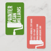 Berufliches Herausragendartgrün Visitenkarte (Vorne/Hinten)