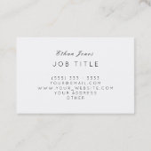 Berufliches Himmel-Blau-modernes abstraktes Muster Visitenkarte (Rückseite)