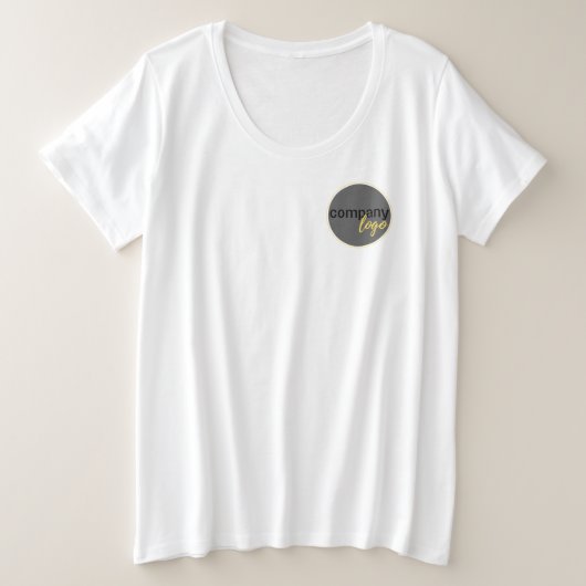 BERUFLICHES HINZUFÜGEN EIGENES LOGO EINFACHES UNTE GROßE GRÖßE T-Shirt (Design vorne)