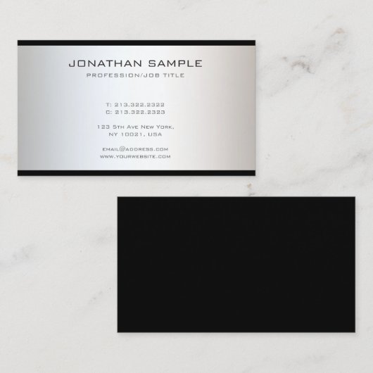 Berufliches, hoch entwickeltes, einzigartiges, mod visitenkarte (Vorne/Hinten)