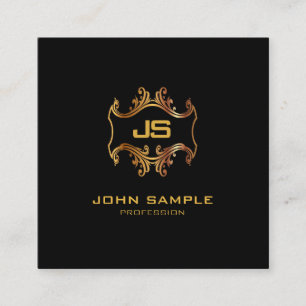 Berufliches hoch entwickeltes Silk Luxusquadrat Quadratische Visitenkarte