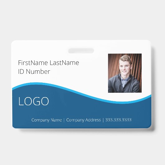 Berufliches ID-Abzeichen für Mitarbeiter mit Stric Ausweis (Vorderseite)
