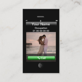 Berufliches individuell anpassbares iPhone-Design Visitenkarte