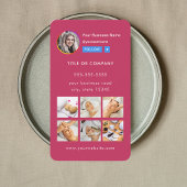 Berufliches Instagramm-Foto folgen Qr-Code Visitenkarte