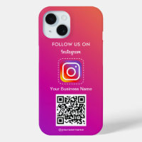 Berufliches Instagramm-Logo folgen Qr-Code