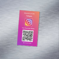 Berufliches Instagramm-Logo folgen Qr-Code