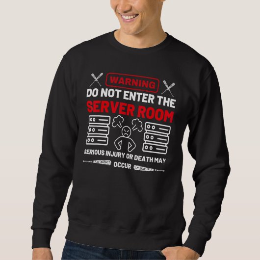 Berufliches IT-System-Netzwerk und Server-Admini Sweatshirt (Vorderseite)