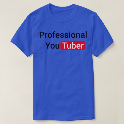 Berufliches Joutuber T-Shirt (Design vorne)