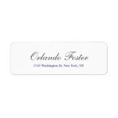 Berufliches, klassisches, graues, weißes Script (Vorne)