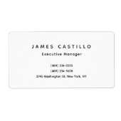 Berufliches klassisches Monogramm Minimalistisch S (Vorne)