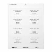 Berufliches klassisches Monogramm Minimalistisch S (Vorne)