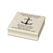 Berufliches klassisches Nautical Anchor Business Gummistempel (Stempel)