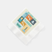 Berufliches Klempner-Iconic Serviette (Ecke)