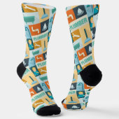 Berufliches Klempner-Iconic Socken (Gewinkelt)