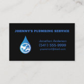 Berufliches Klempnergeschäft Visitenkarte (Vorderseite)