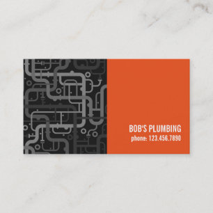 Berufliches Klempnerunternehmen Visitenkarte