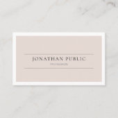 Berufliches kreatives Design Modernes, einfach Sch Visitenkarte (Vorderseite)