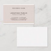 Berufliches kreatives Design Modernes Minimalistis Visitenkarte (Vorne/Hinten)