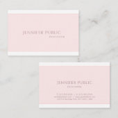 Berufliches kreatives moderner Entwurfs-einfaches Visitenkarte (Vorne/Hinten)