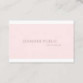 Berufliches kreatives moderner Entwurfs-einfaches Visitenkarte (Vorderseite)