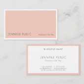 Berufliches, kreatives und einfaches Design Trends Visitenkarte (Vorne/Hinten)