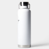 Berufliches kundenspezifisches Firmenlogo QR-Websi Trinkflasche (Rückseite)