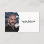 Berufliches kundenspezifisches Foto - Wandrahmen Visitenkarte (Rückseite)